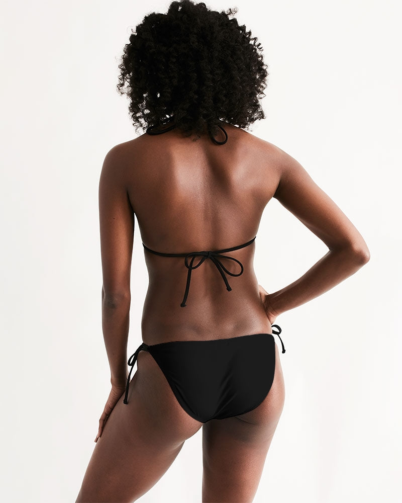 DuBois Slides Women's All-Over Print Triangle String Bikini