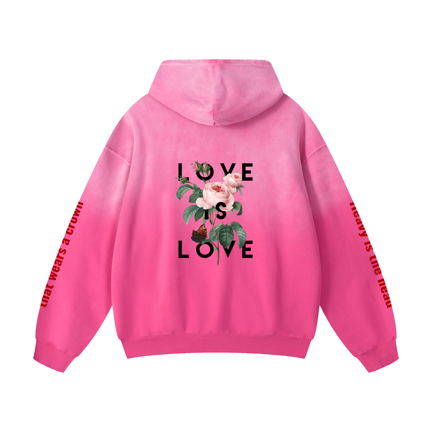 Love is Love Sun fade Hoodie