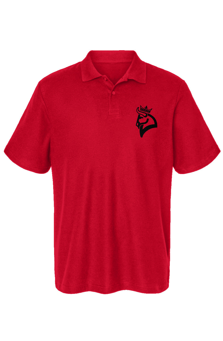 Crowned Bull Pique Polo