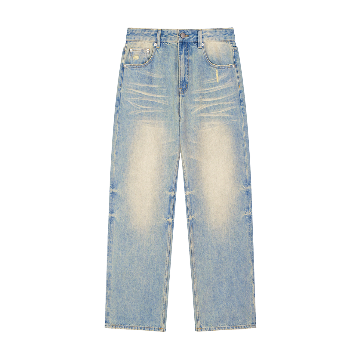 D-NY Sun Fade Raw Jeans